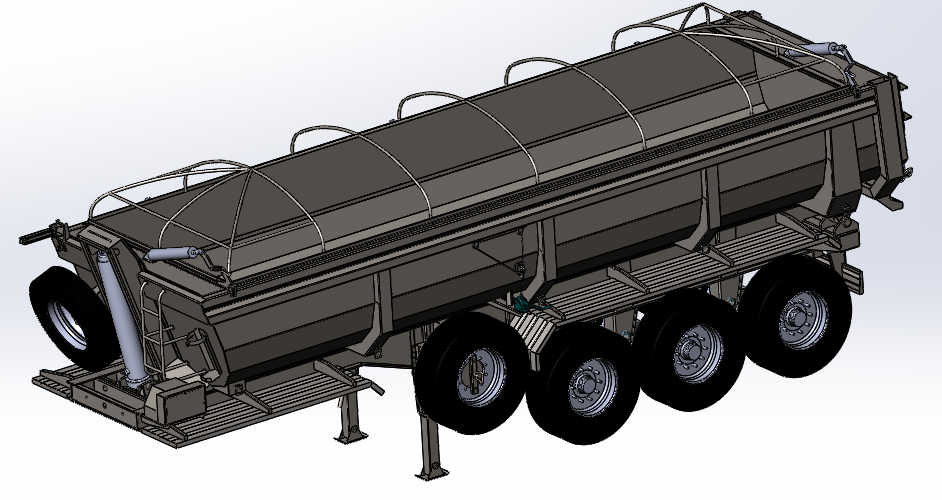 22吨自卸半挂车